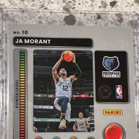 JA MORANT INSERT “T-MINUS” OPTIC PRIZM CARD NO.10 NBA MEMPHIS GRIZZLIES 2021-22 - Picture 3 of 3